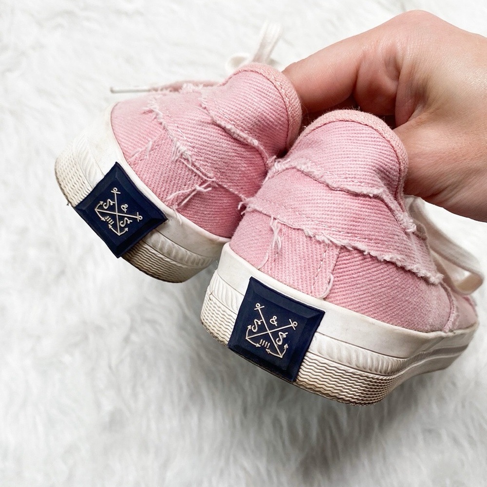 Salt & seas Casual Pink Canvas Sneakers - Picture 4 of 5